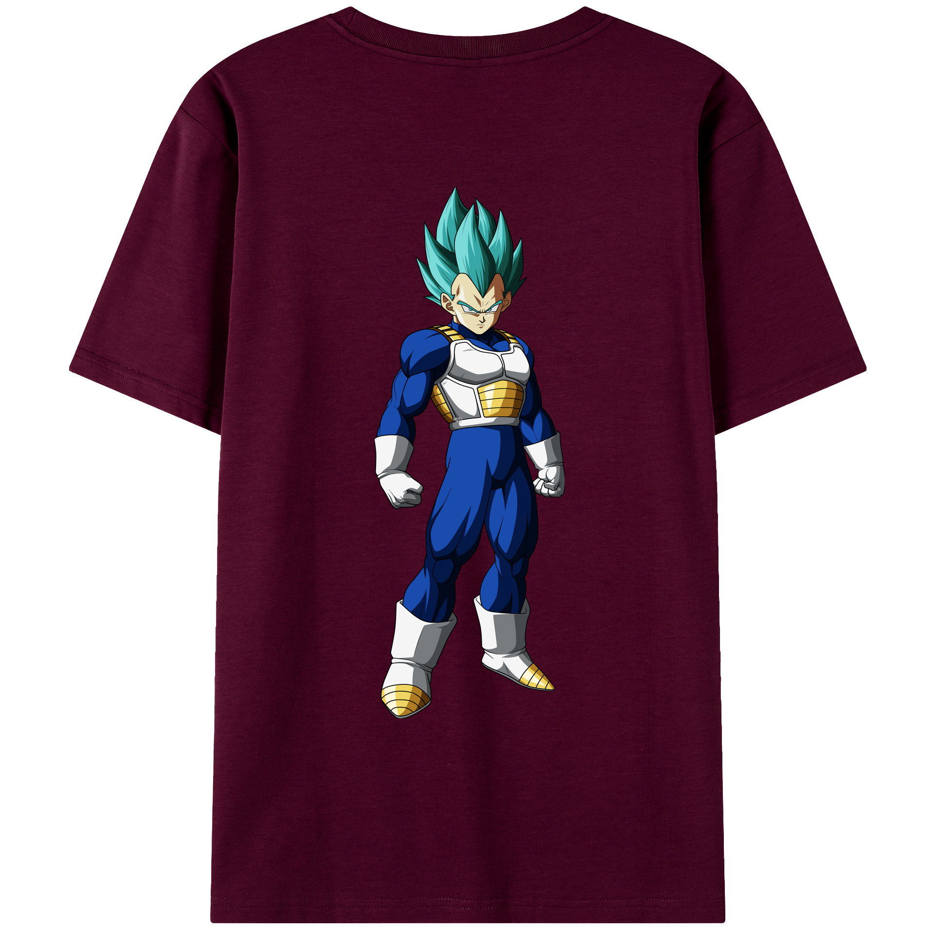 （画像用） ドラゴンボール ベジータ四世（Bejīta Yonsei）DRAGON BALL Vegeta IV レディース半袖Tシャツ(バックプリント)